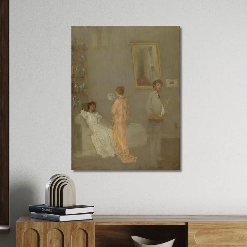 El Artista En Su Estudio James Abbott McNeill Whistler