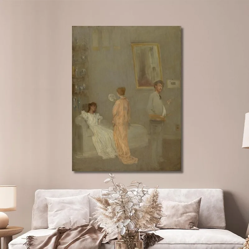 El Artista En Su Estudio James Abbott McNeill Whistler