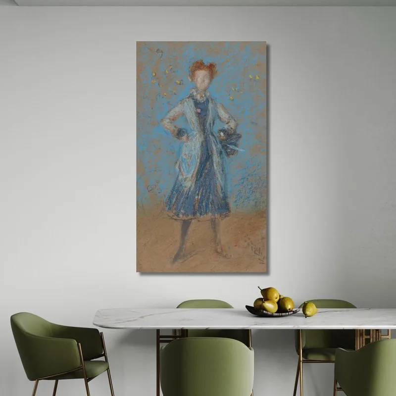 La Fille En Bleu James Abbott McNeill Whistler