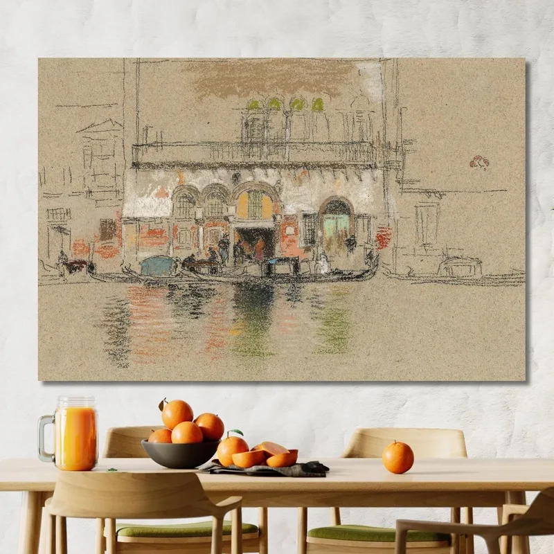 Le Palais Blanc Et Rose James Abbott McNeill Whistler
