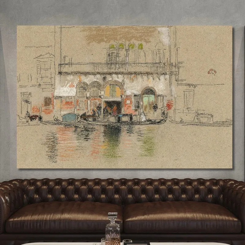 Le Palais Blanc Et Rose James Abbott McNeill Whistler