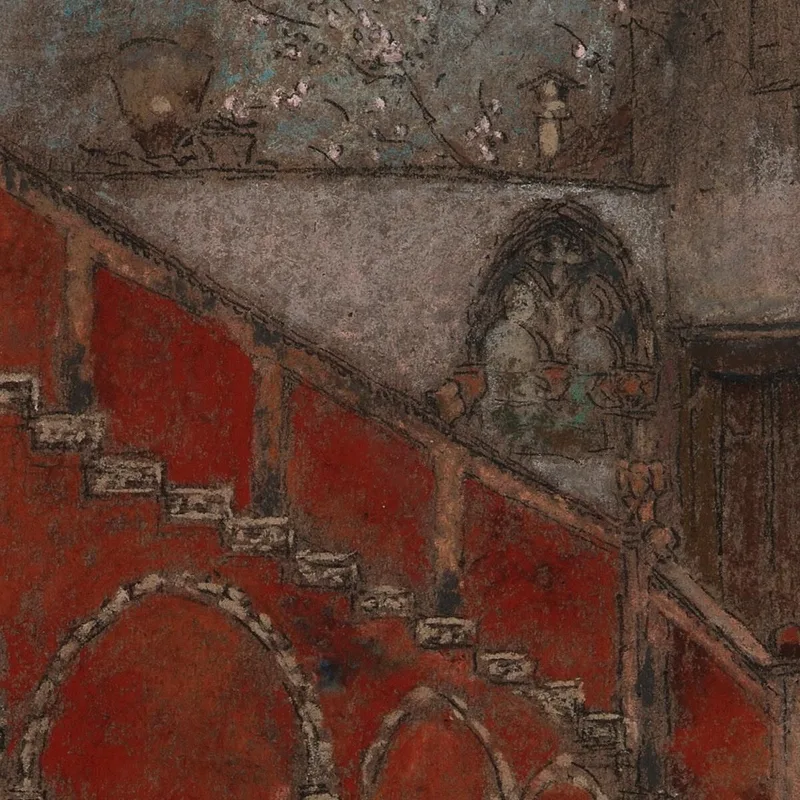 La Escalera: Nota En Rojo James Abbott McNeill Whistler