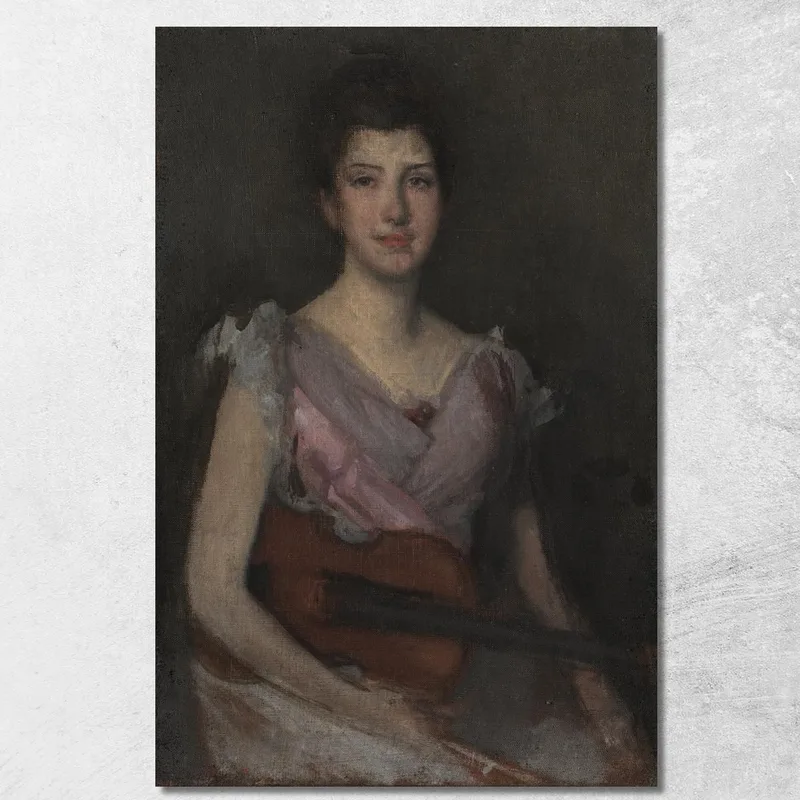 Il Violinista James Abbott McNeill Whistler quadro stampa su tela