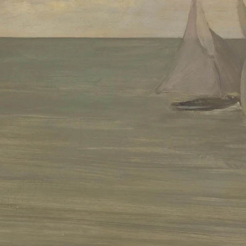 Trouville Grey And Green The Silver Sea James Abbott McNeill Whistler