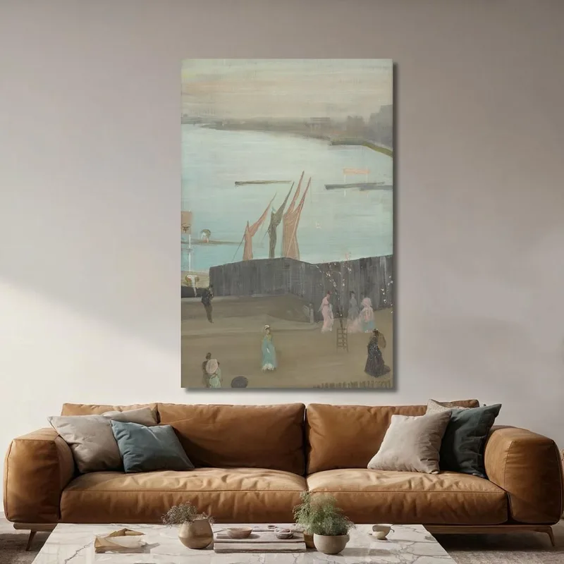 Variations En Rose Et Gris : Chelsea James Abbott McNeill Whistler