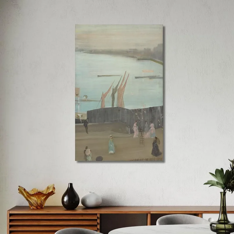 Variations En Rose Et Gris : Chelsea James Abbott McNeill Whistler