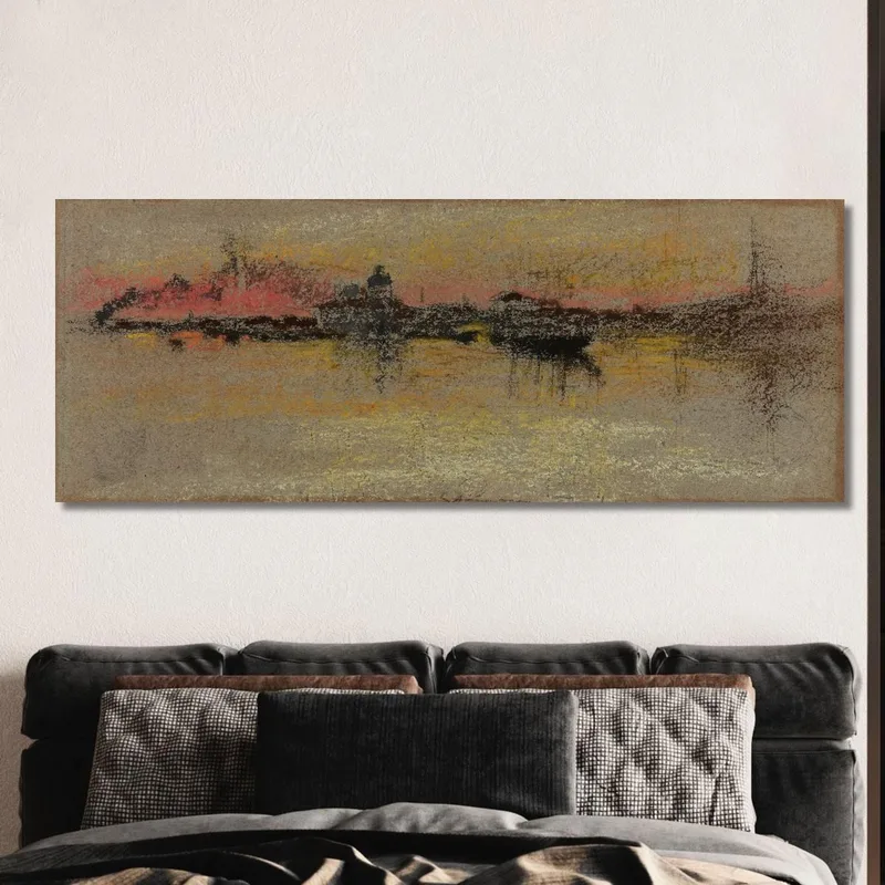 Venise : Lever De Soleil Sur Le Rialto James Abbott McNeill Whistler