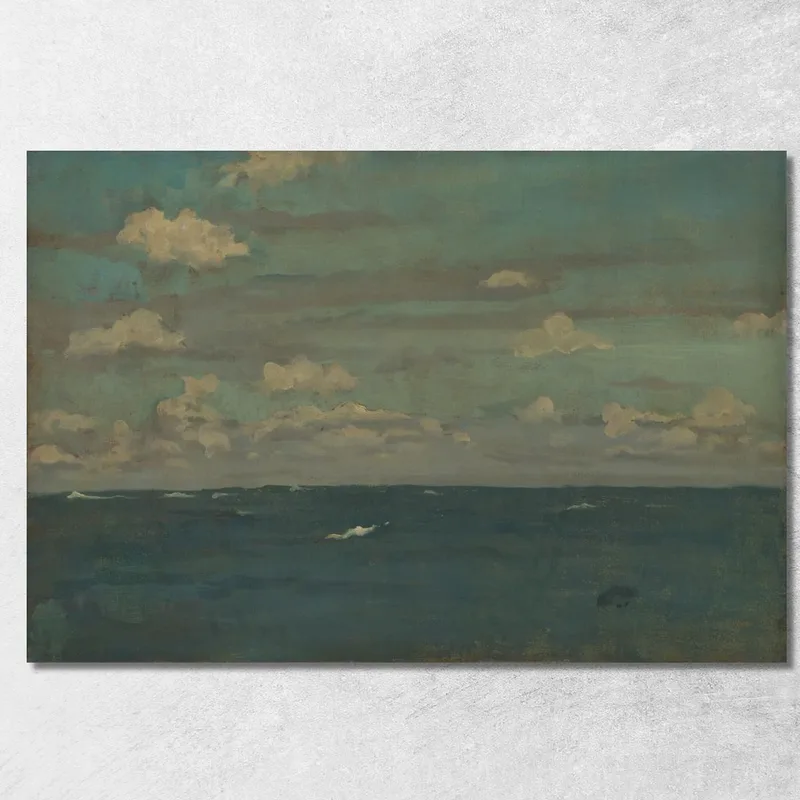 Viola E Argento: Il Mare Profondo James Abbott McNeill Whistler quadro stampa su tela