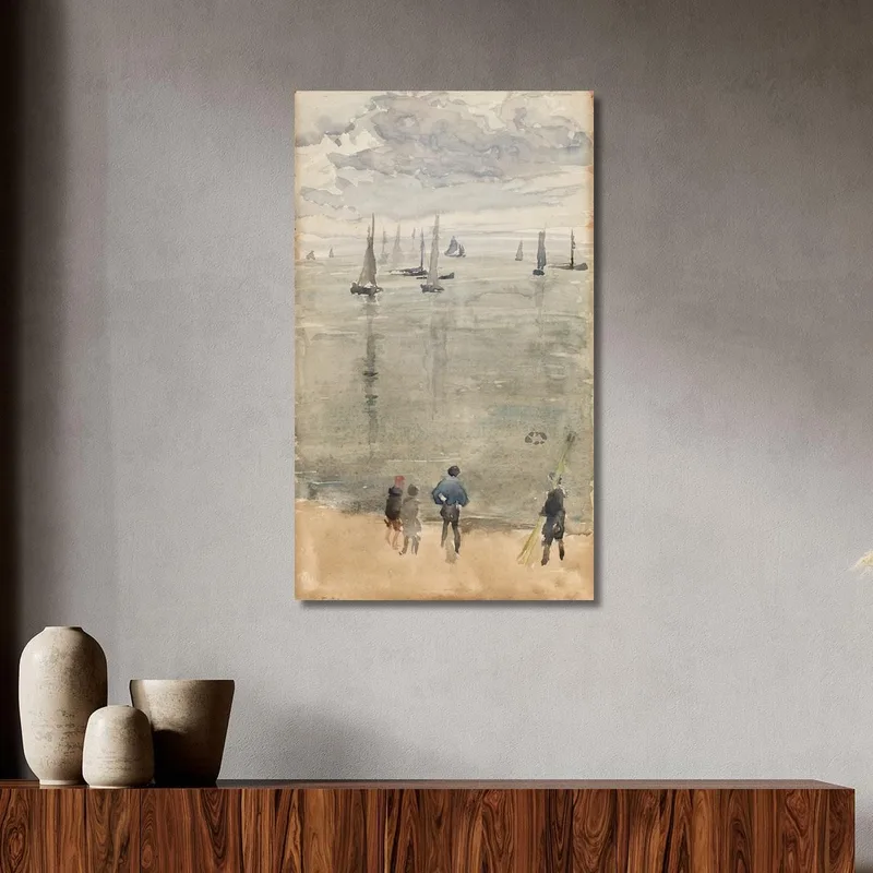 Violet : Le Retour Des Bateaux De Pêche James Abbott McNeill Whistler