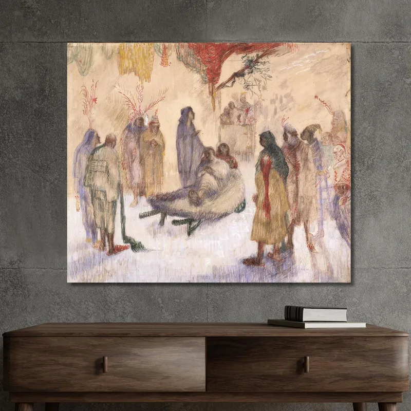 Cristo Con Gli Zoppi James Ensor