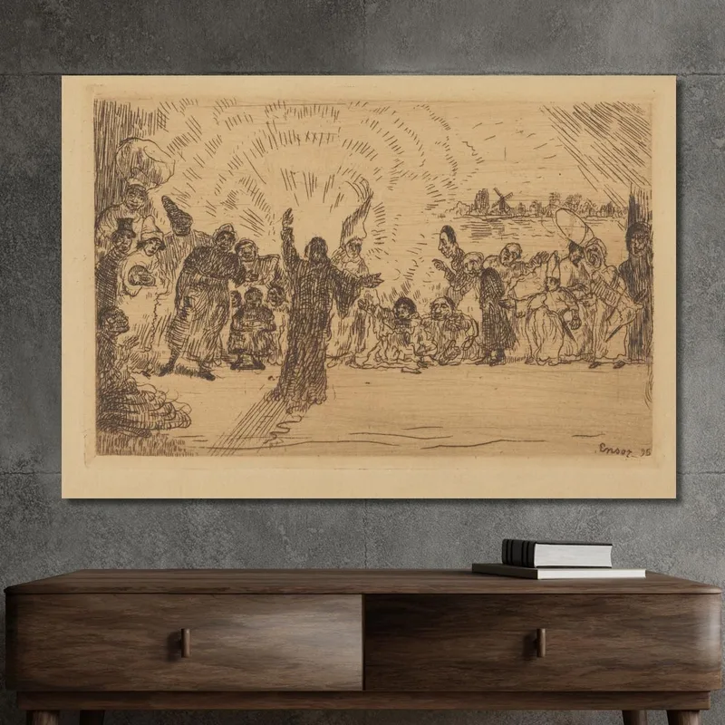Cristo Tra I Mendicanti James Ensor