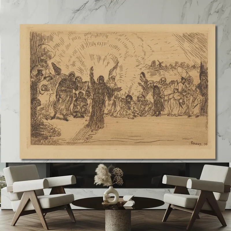 Cristo Tra I Mendicanti James Ensor