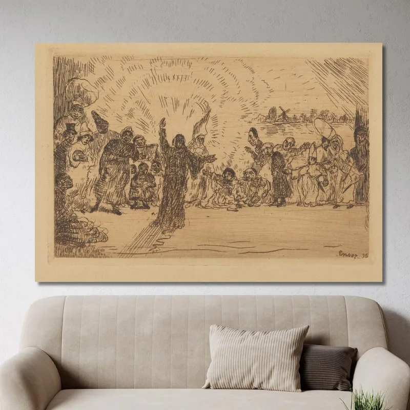 Cristo Tra I Mendicanti James Ensor