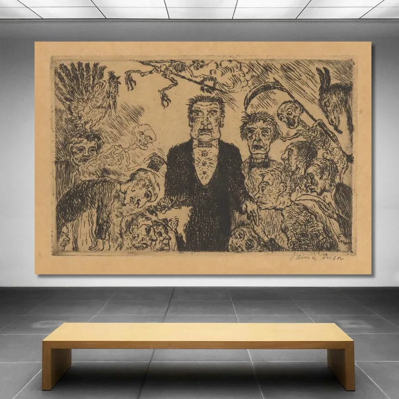 Der Hochmut 2 James Ensor