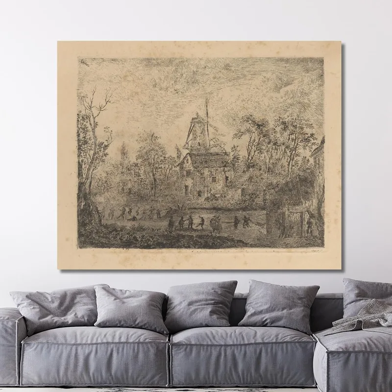 La Fiera Presso Il Mulino James Ensor