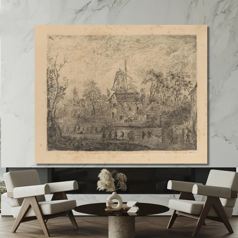 La Fiera Presso Il Mulino James Ensor