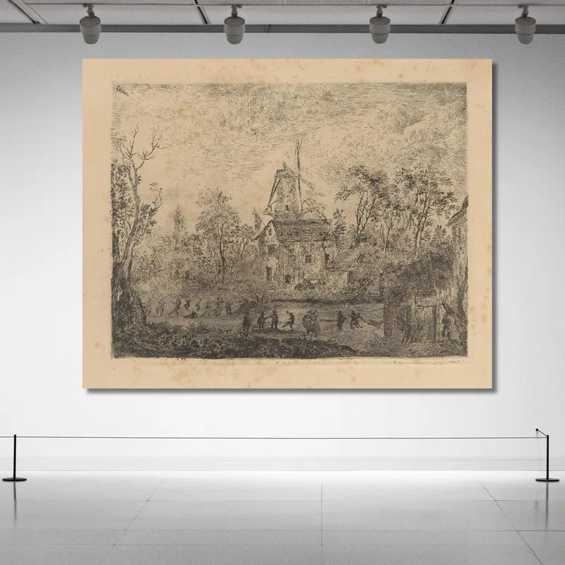 La Fiera Presso Il Mulino James Ensor