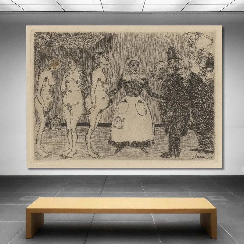 The Old Scoundrels James Ensor