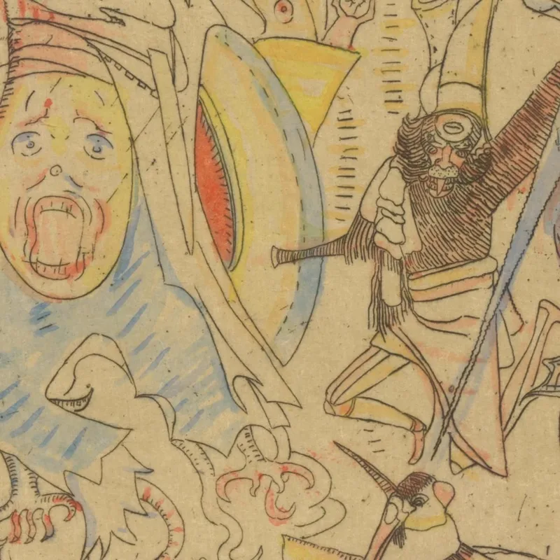 Diavoli Che Frustano Angeli E Arcangeli James Ensor