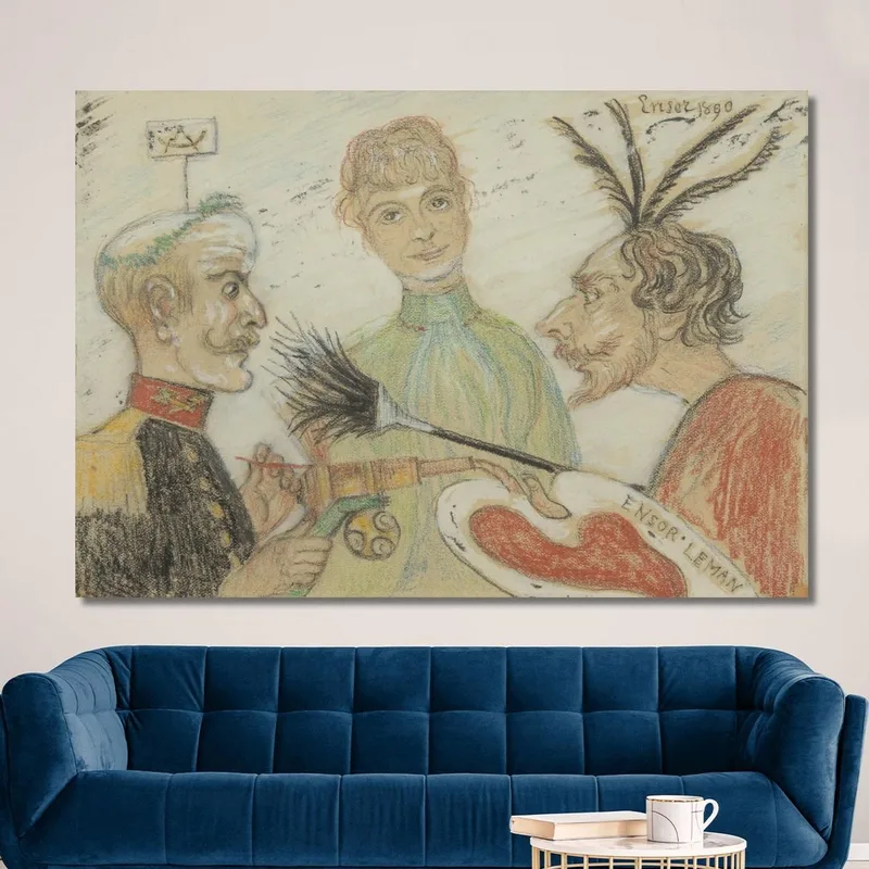 Ensor E Il Generale Leman James Ensor