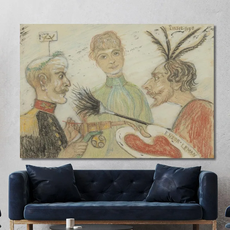 Ensor E Il Generale Leman James Ensor