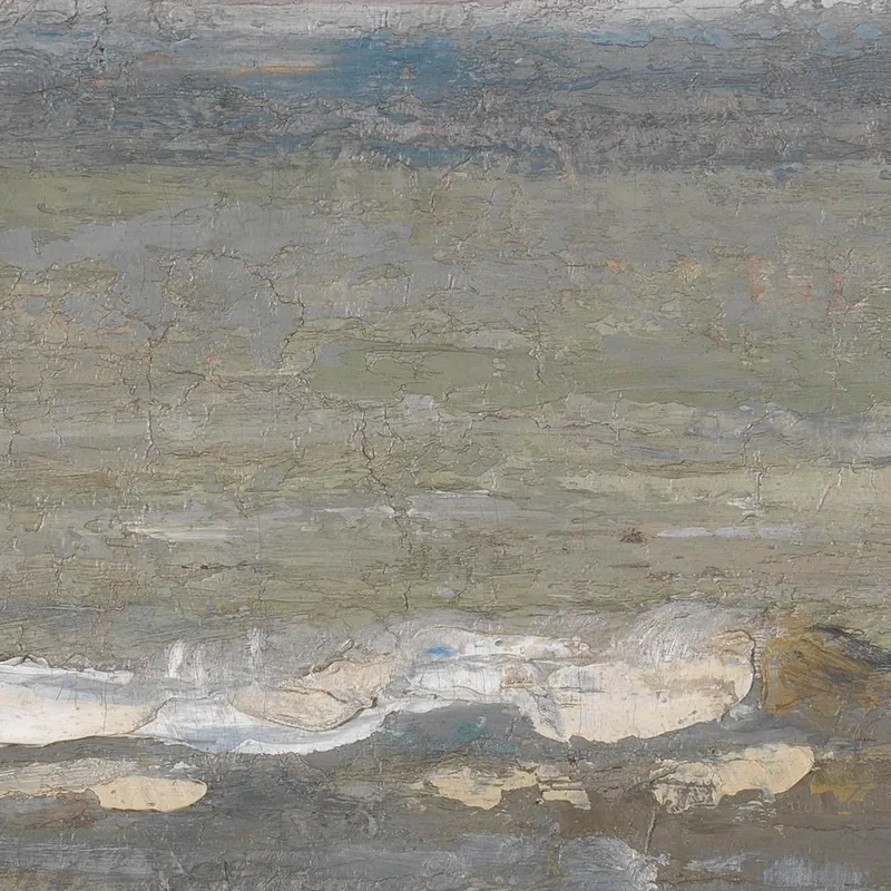 Graue Meereslandschaft James Ensor