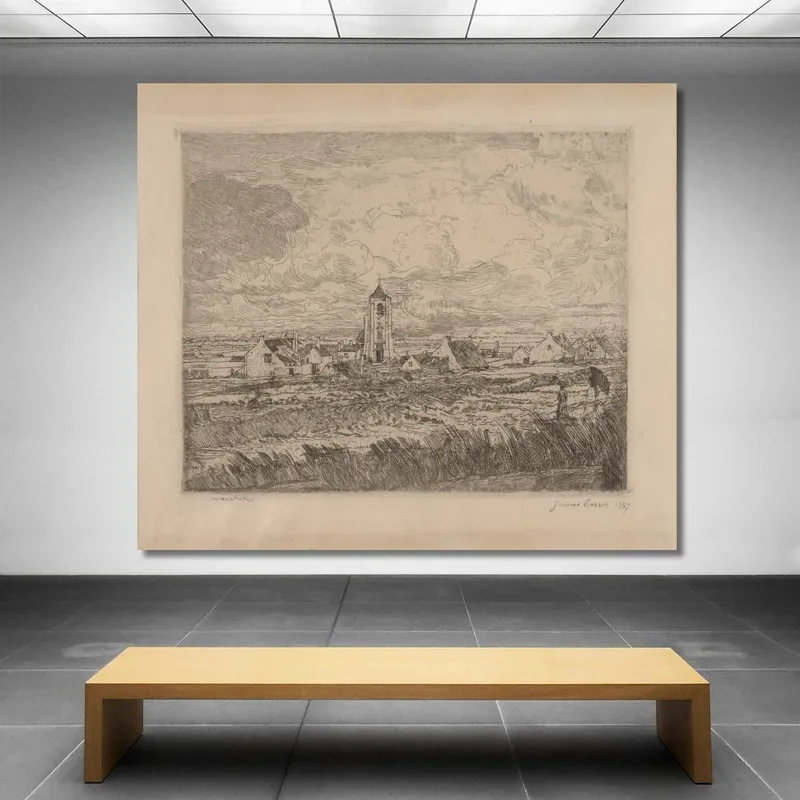 Große Ansicht Von Mariakerke James Ensor