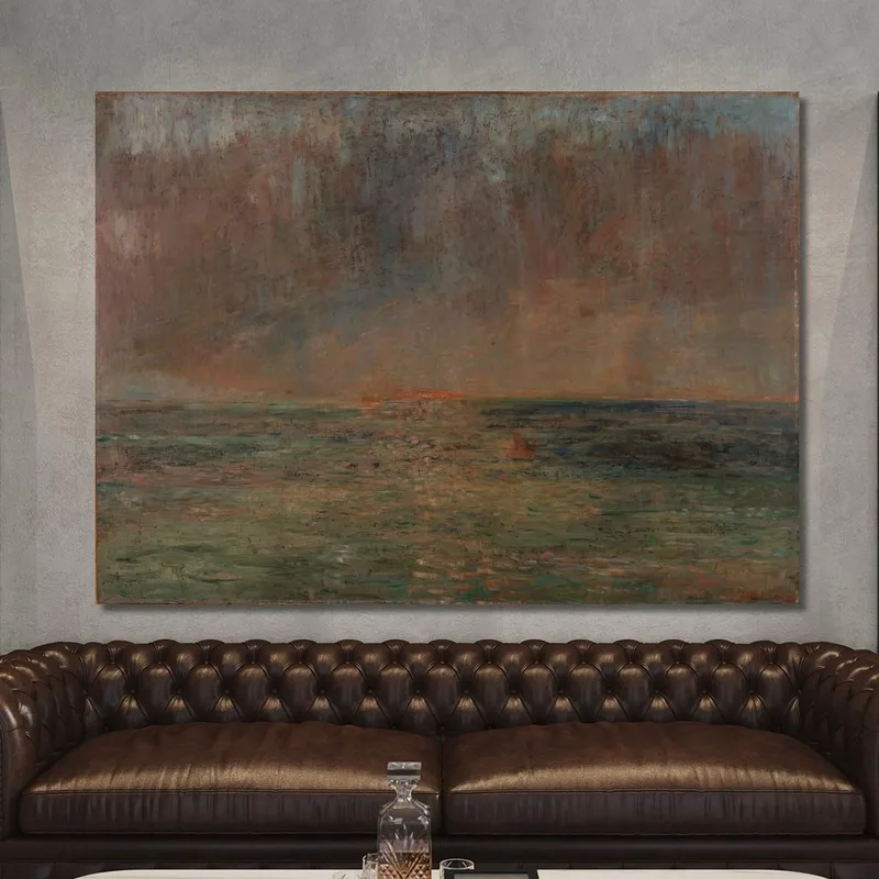 Large Seascape: Sunset James Ensor