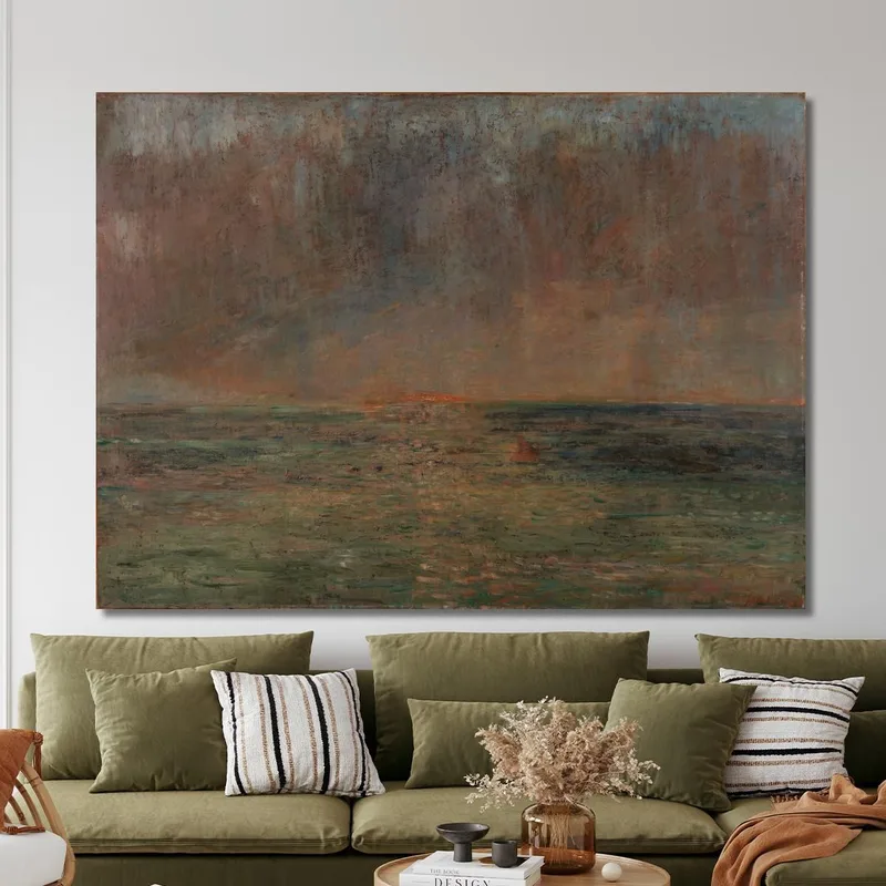 Large Seascape: Sunset James Ensor