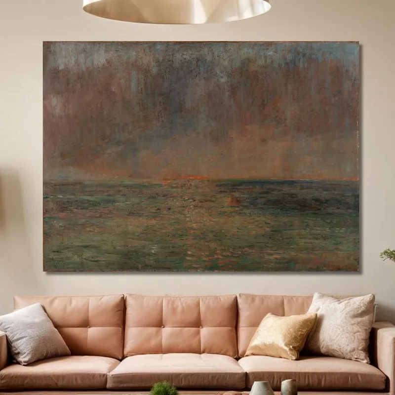 Large Seascape: Sunset James Ensor