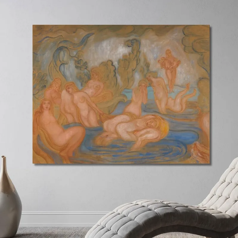 Le Bagnanti Linee Curve E Ondulate James Ensor