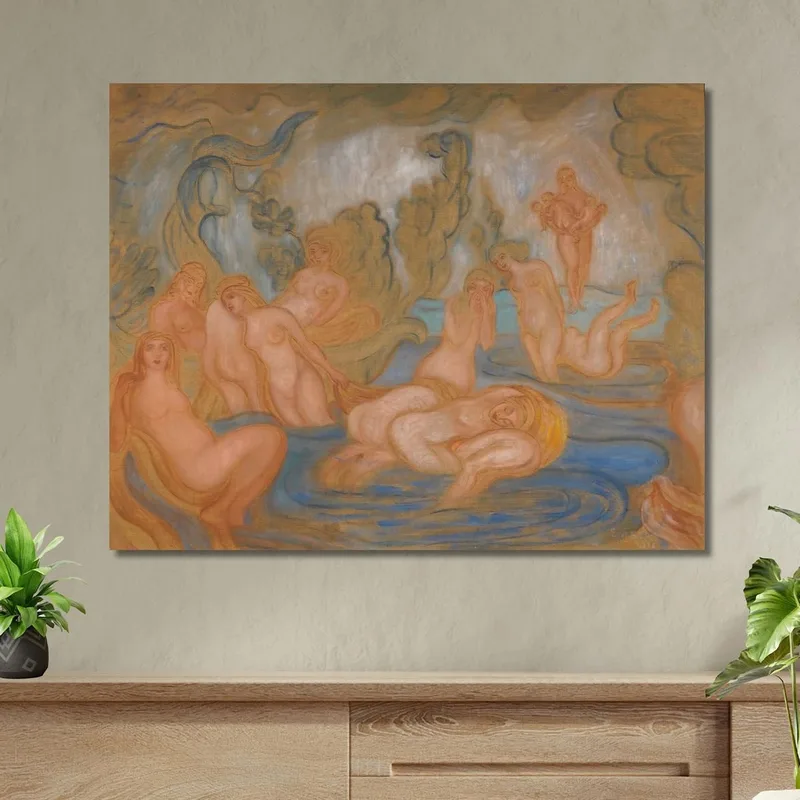 Le Bagnanti Linee Curve E Ondulate James Ensor