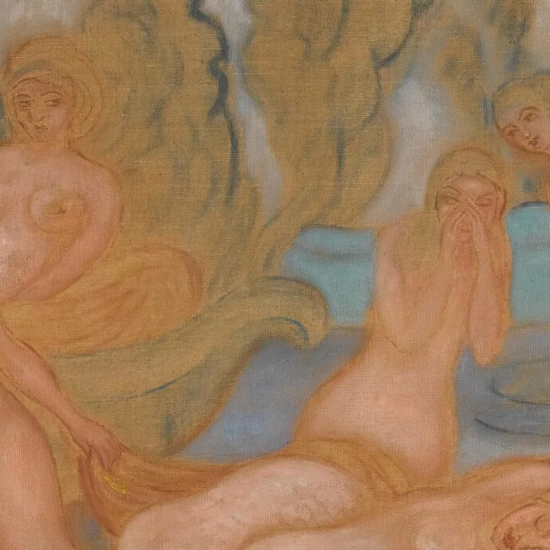 Le Bagnanti Linee Curve E Ondulate James Ensor