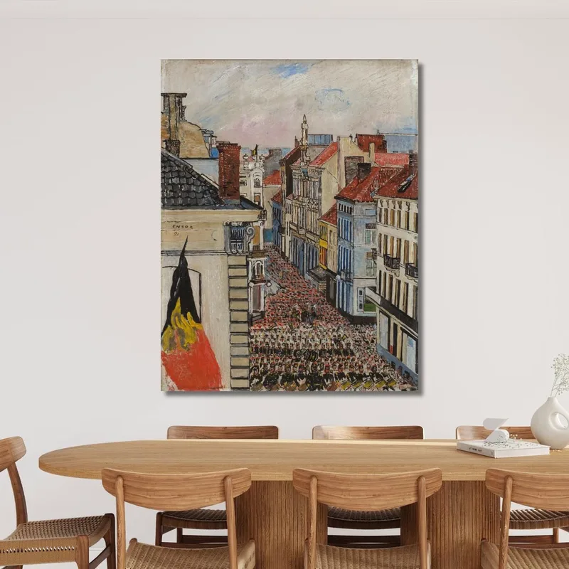 Musik In Der Vlaanderenstraat James Ensor