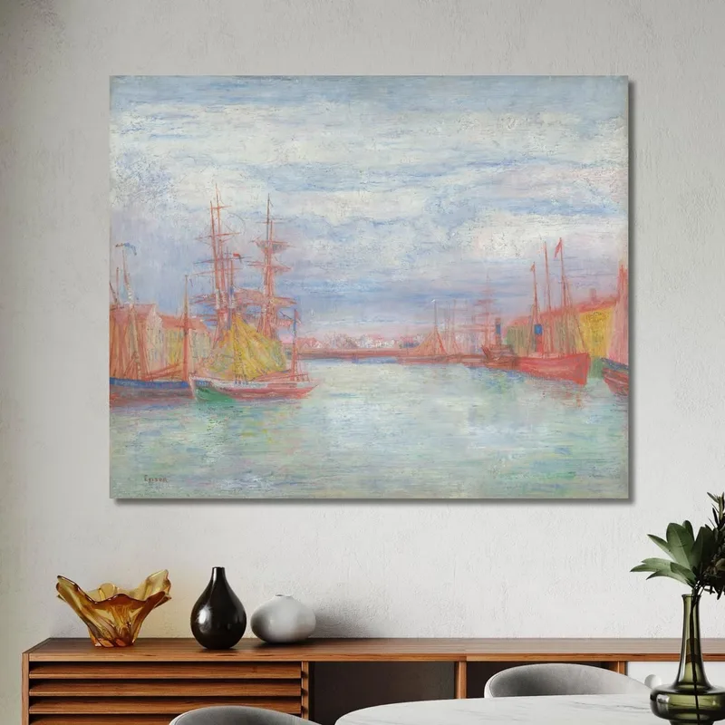 Hafen Von Ostende James Ensor