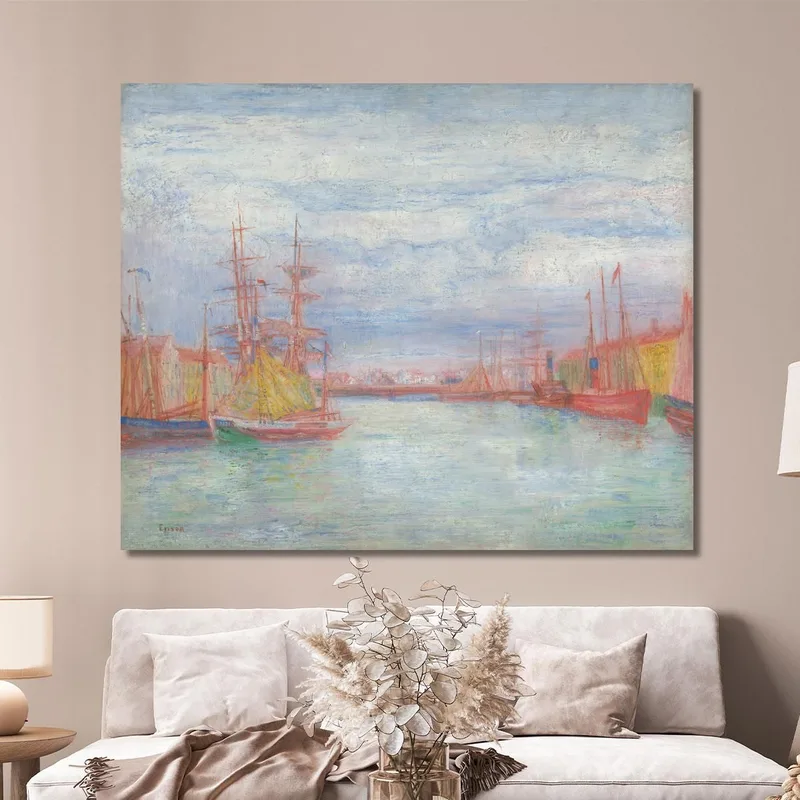 Hafen Von Ostende James Ensor
