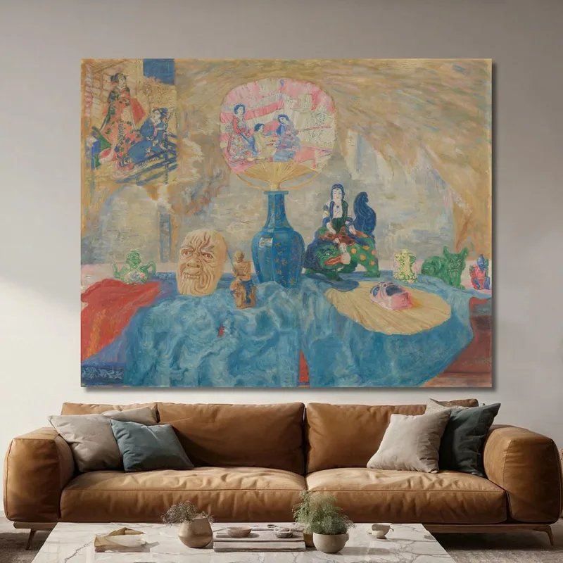 Still Life With Chinoiseries 2 James Ensor