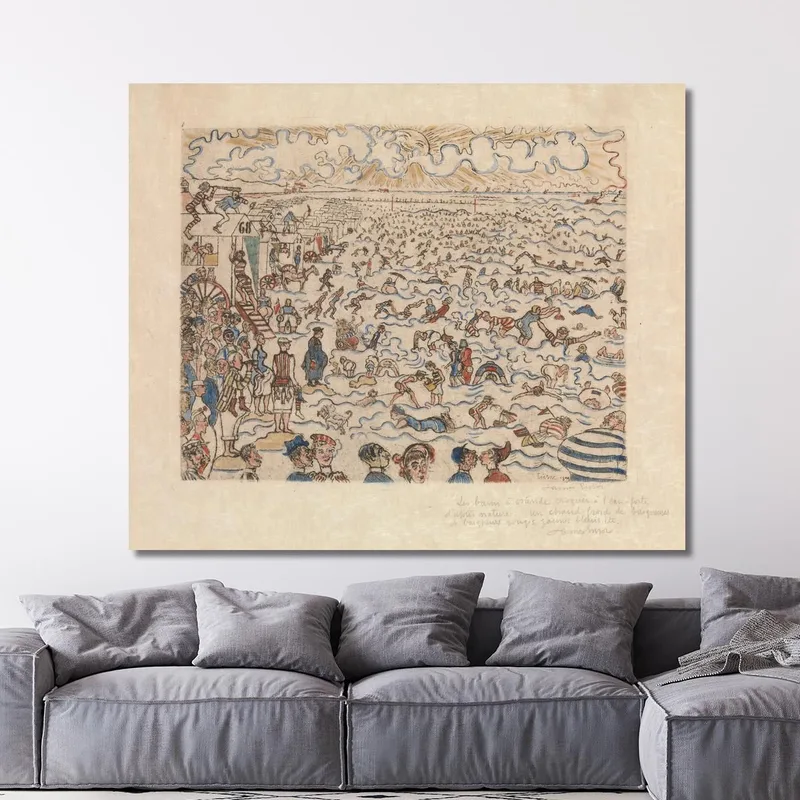 The Baths At Ostend James Ensor