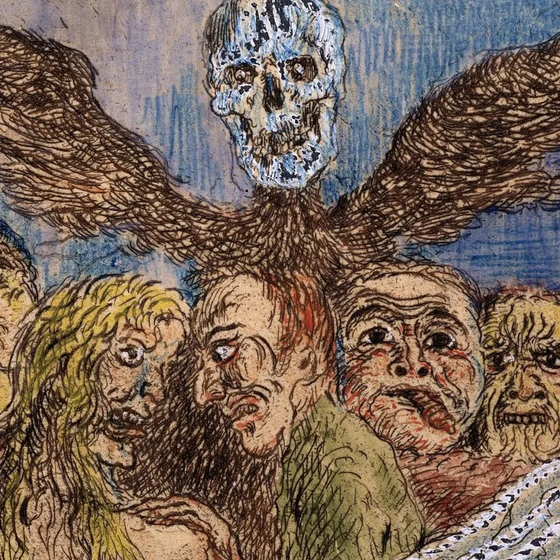 Les Péchés Capitaux Dominés Par La Mort James Ensor