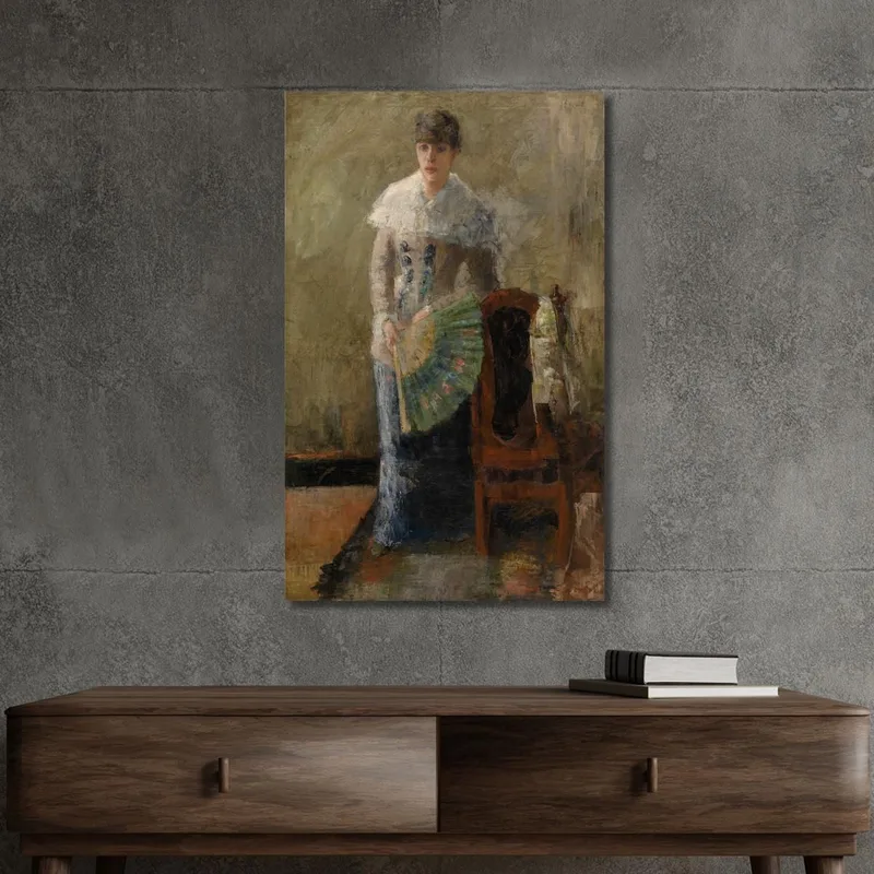 Die Dame Mit Dem Fächer James Ensor