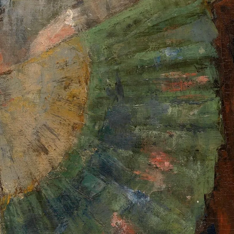 Die Dame Mit Dem Fächer James Ensor