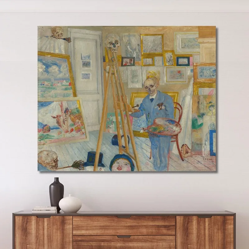 The Skeleton Painter James Ensor