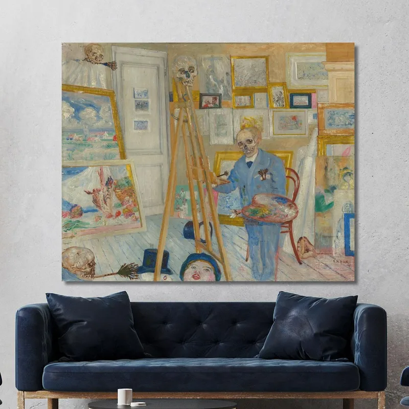 The Skeleton Painter James Ensor