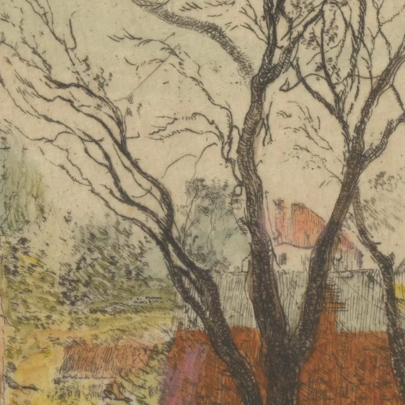 Fußpfad In Groenendaal James Ensor