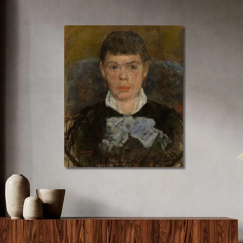 Woman With Upturned Nose James Ensor