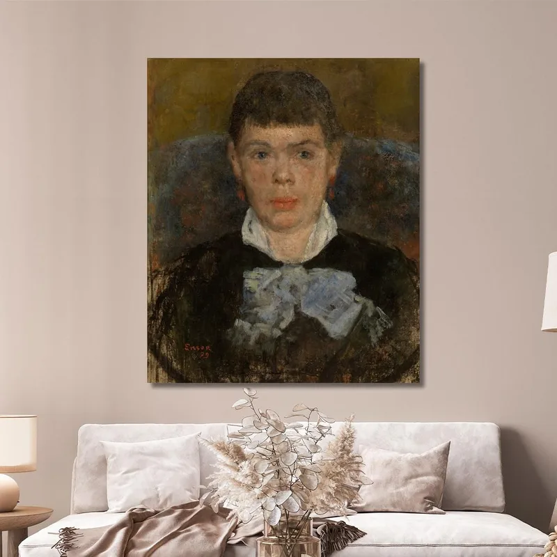 Woman With Upturned Nose James Ensor