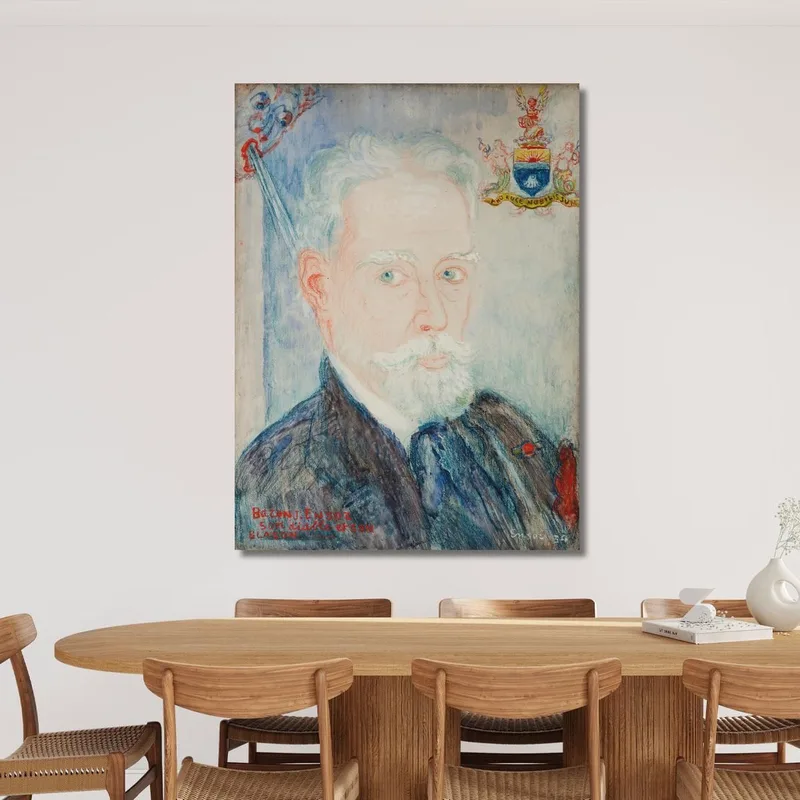 Autoritratto Del Barone James Ensor Suo Diavolo Suo Stemma James Ensor