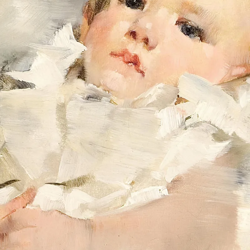 Baby In A Ruffled Dress James Jebusa Shannon