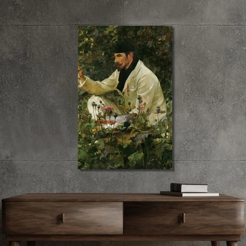 George Hitchcock Trabajando En Su Jardín En Egmond James Jebusa Shannon