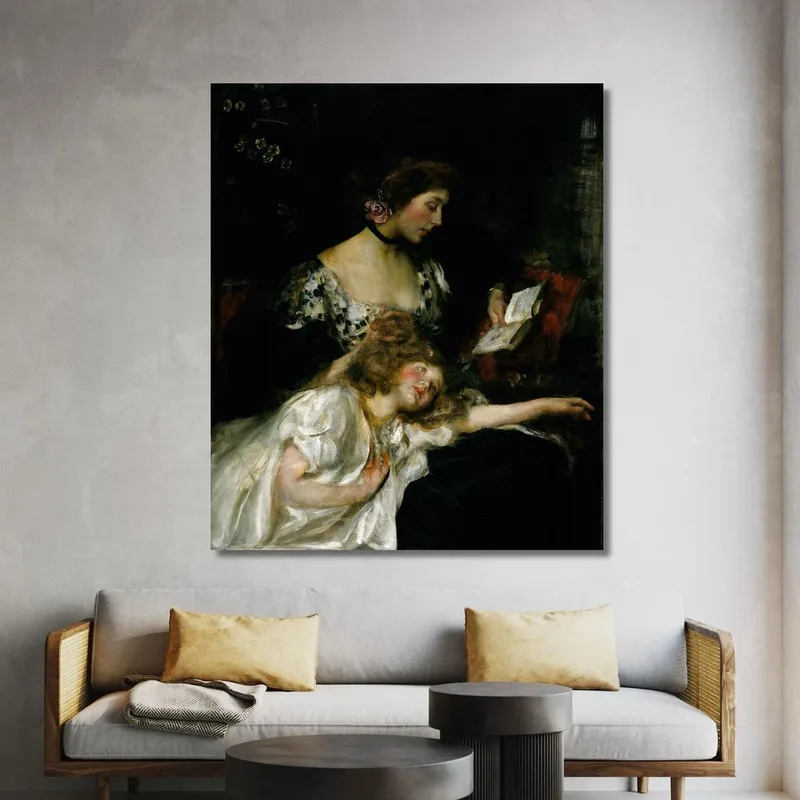 Mother And Child (Lady Shannon And Kitty) James Jebusa Shannon